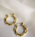 Golden Orbit Hoops